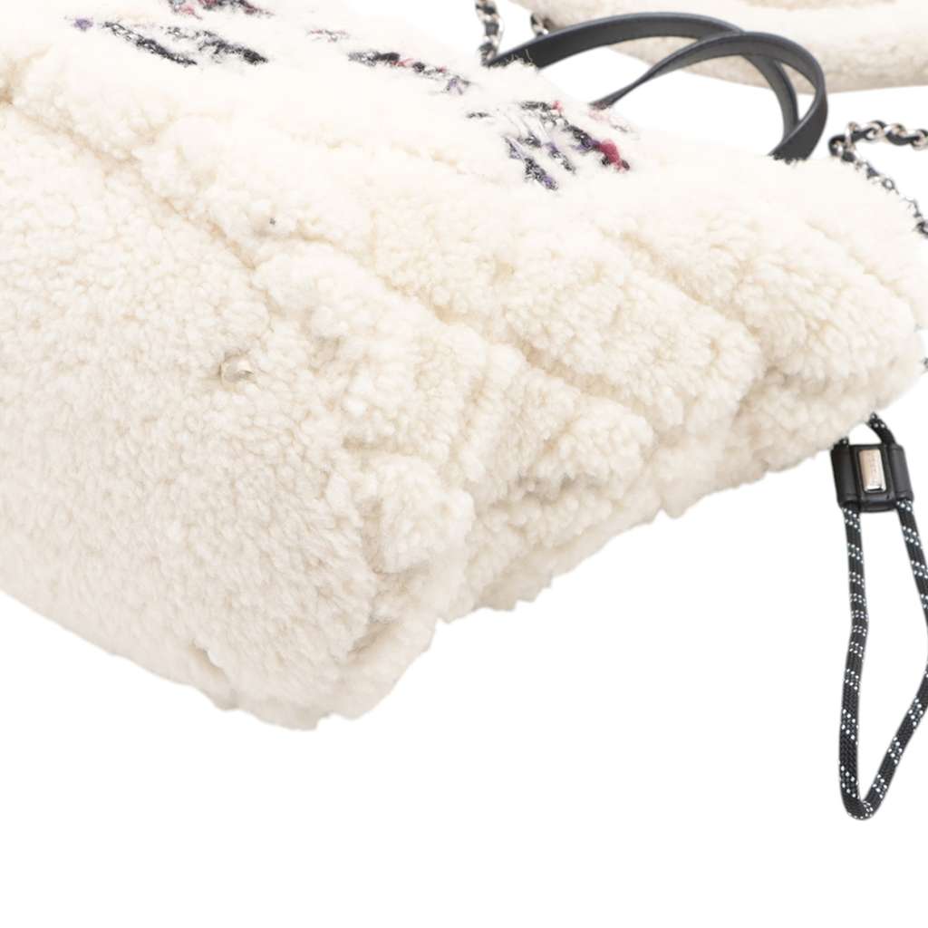 Chanel Shearling Coco Neige Tote - 5