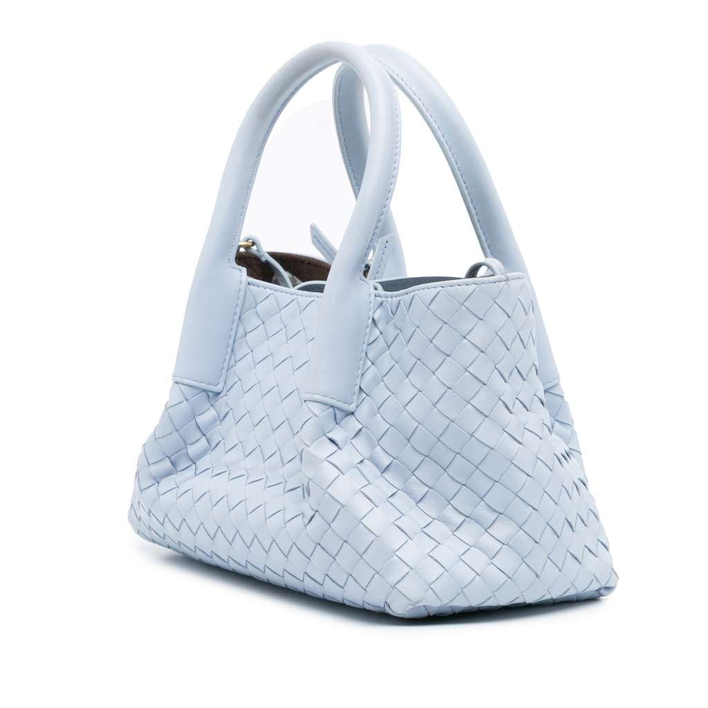 Bottega Veneta Small Calfskin Intrecciato Pinacoteca Tote - Back view