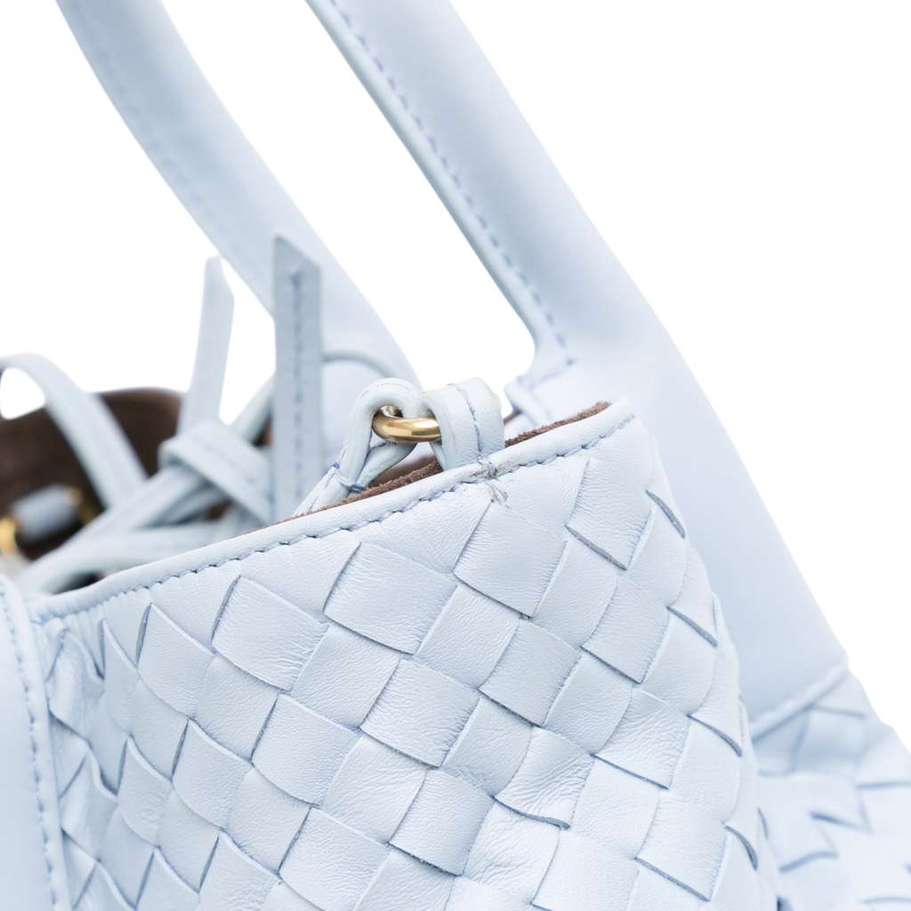 Bottega Veneta Small Calfskin Intrecciato Pinacoteca Tote - Detail 2