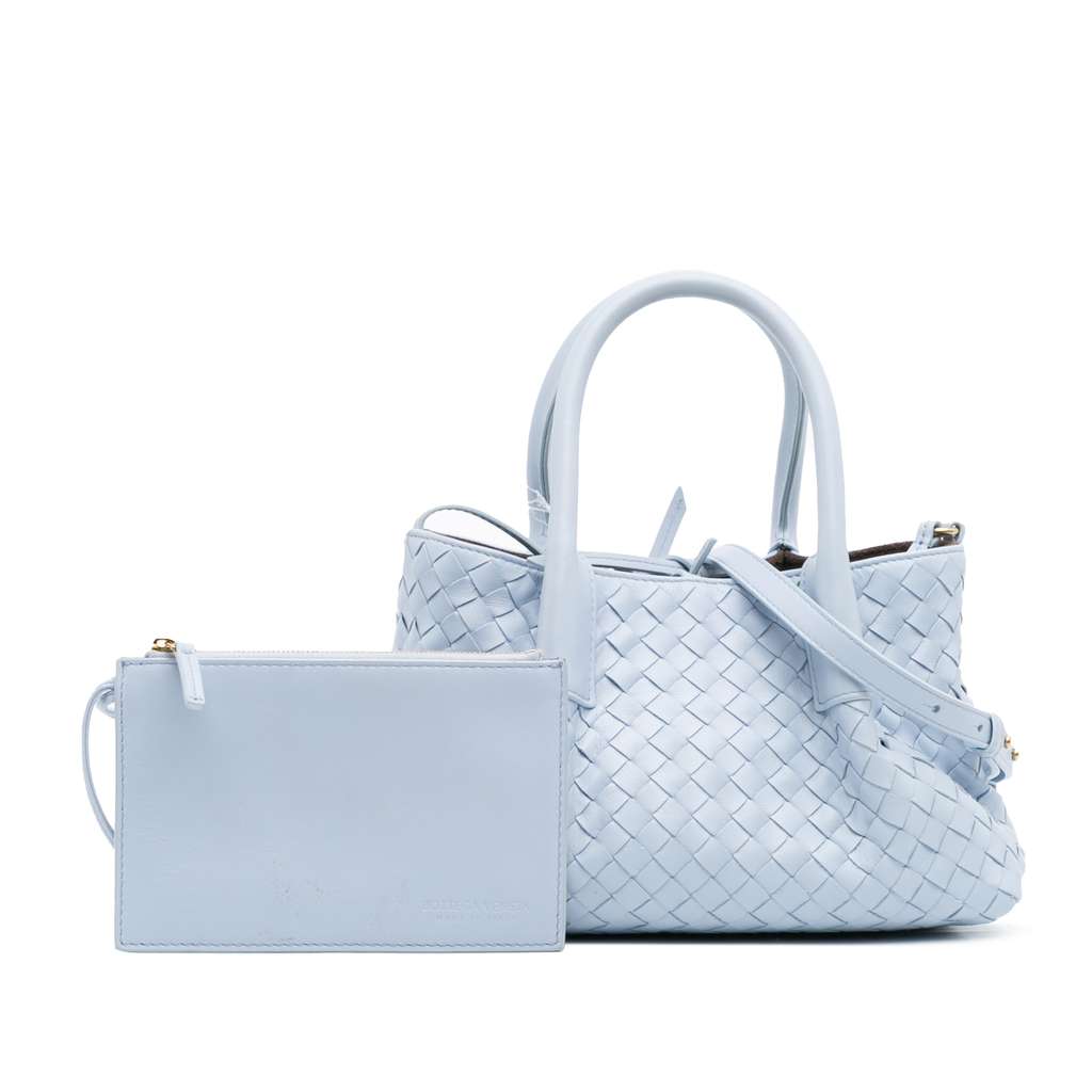 Bottega Veneta Small Calfskin Intrecciato Pinacoteca Tote - Image 12