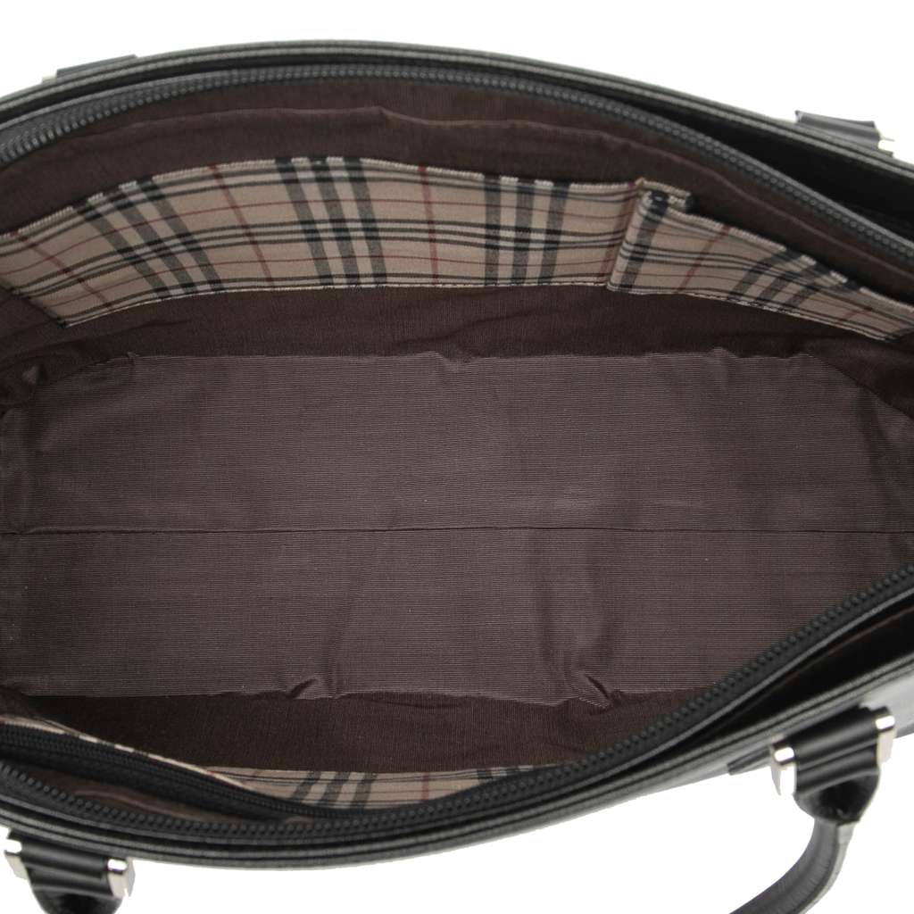 Burberry Leather Tote - 4