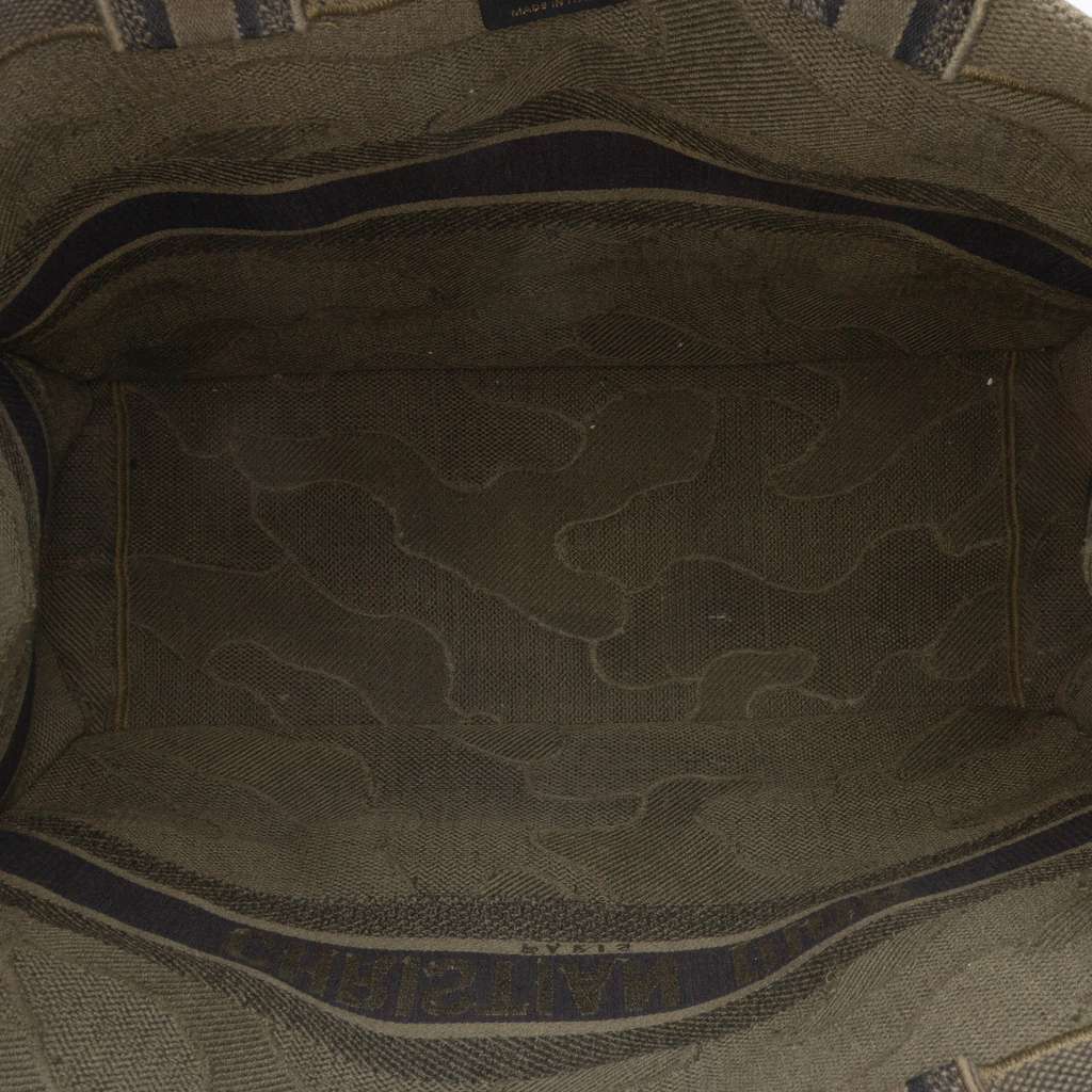 Dior Large Embroidered Canvas Camouflage Book Tote - 4