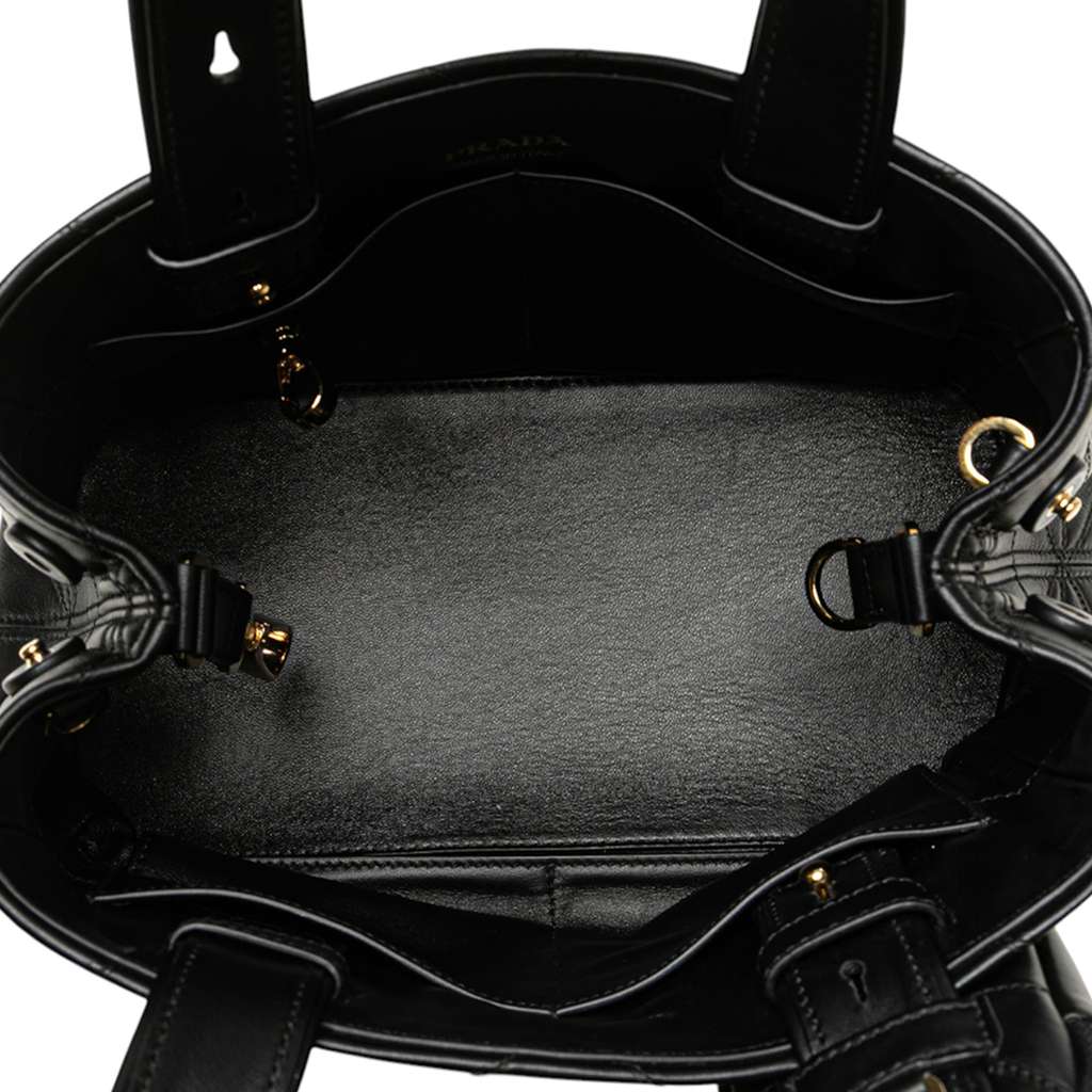 Prada Small Quilted Lambskin Satchel - 4