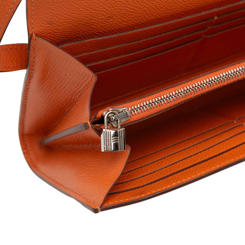 Hermès Epsom Kelly Longue Wallet - Side view