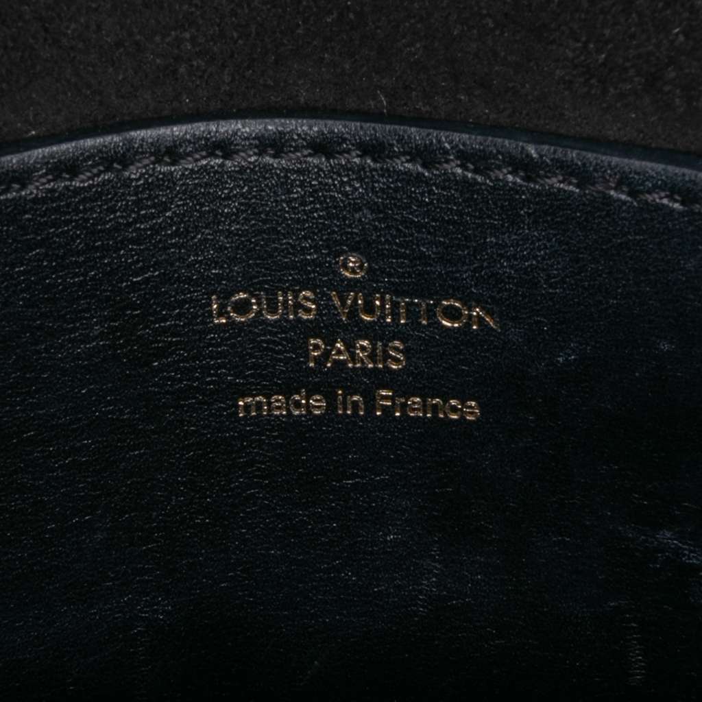 Louis Vuitton Limited Edition Calfskin and Monogram Reverse Studded Night Lights Twist MM - 5