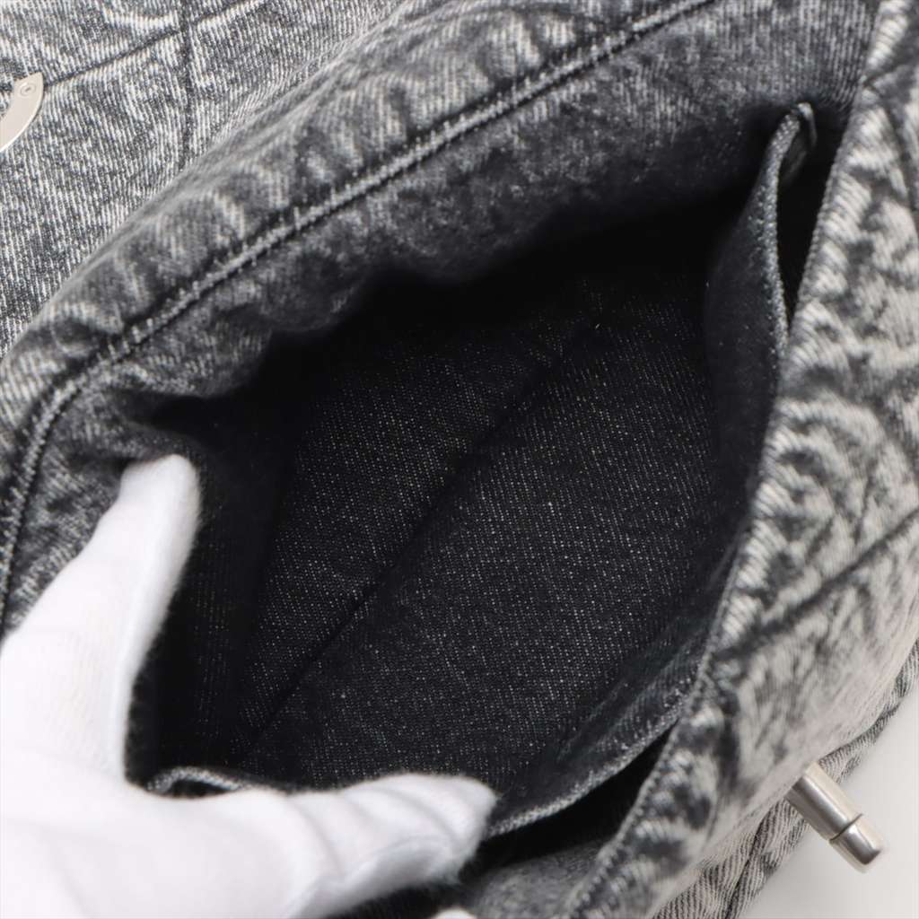 Chanel Large Quilted Washed Denim 19 Flap - 4