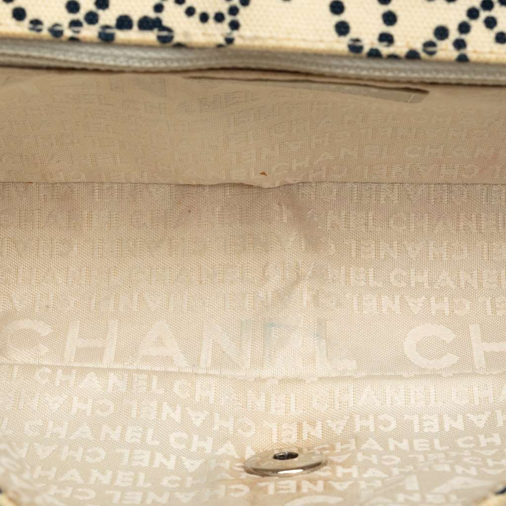 Chanel CC No.5 Canvas Flap Bag - Side view