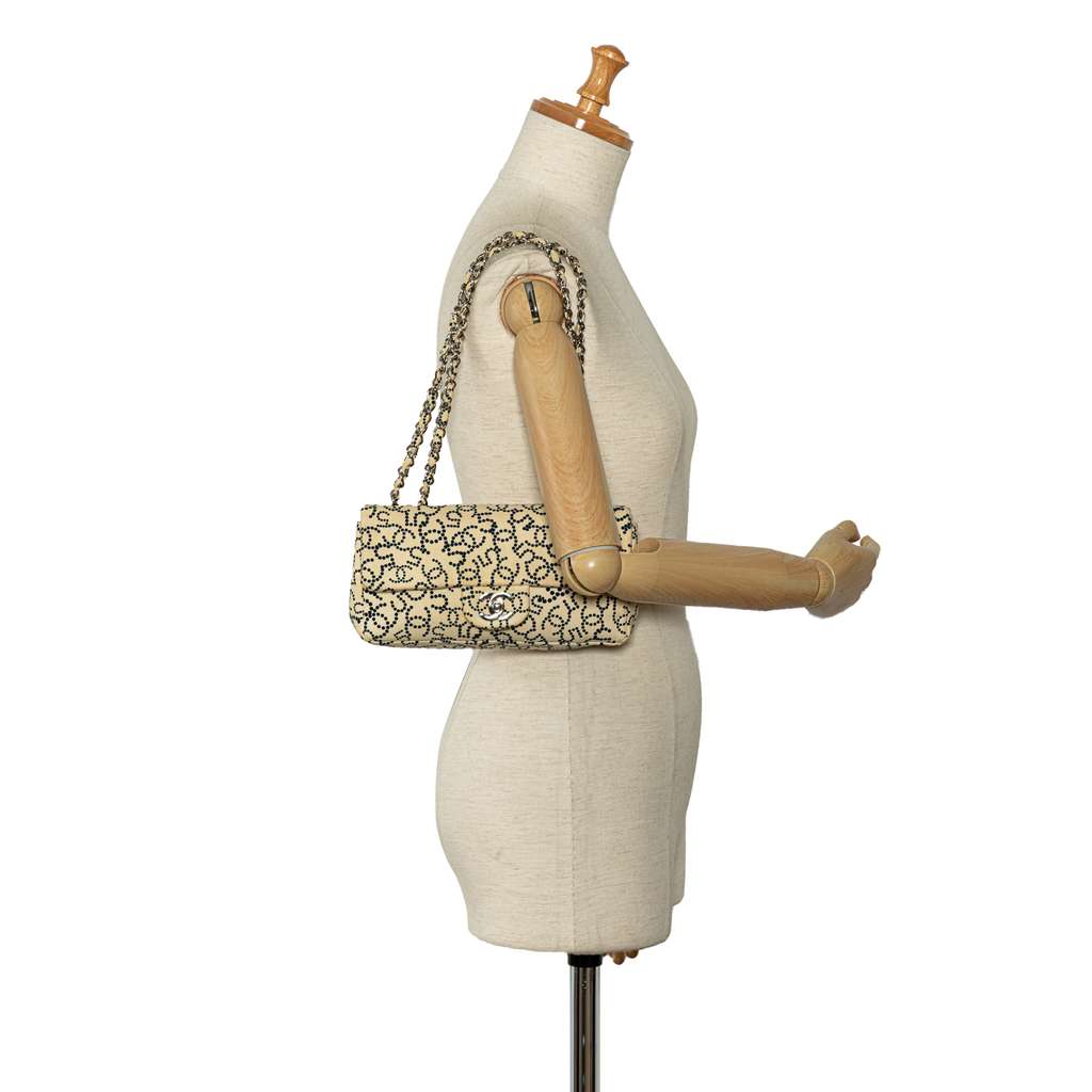 Chanel CC No.5 Canvas Flap Bag - Image 11