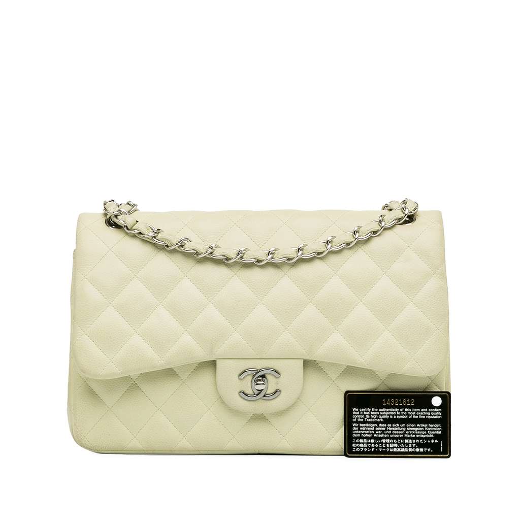 Chanel Jumbo Classic Caviar Double Flap - Image 15