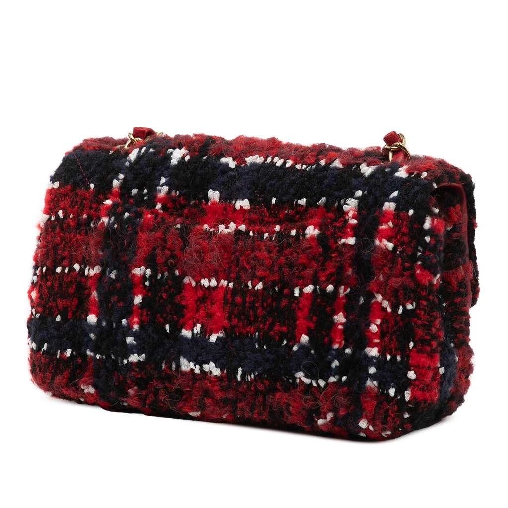 Chanel Mini Rectangular Classic Tweed Single Flap - 2