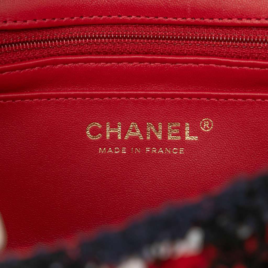 Chanel Mini Rectangular Classic Tweed Single Flap - 5