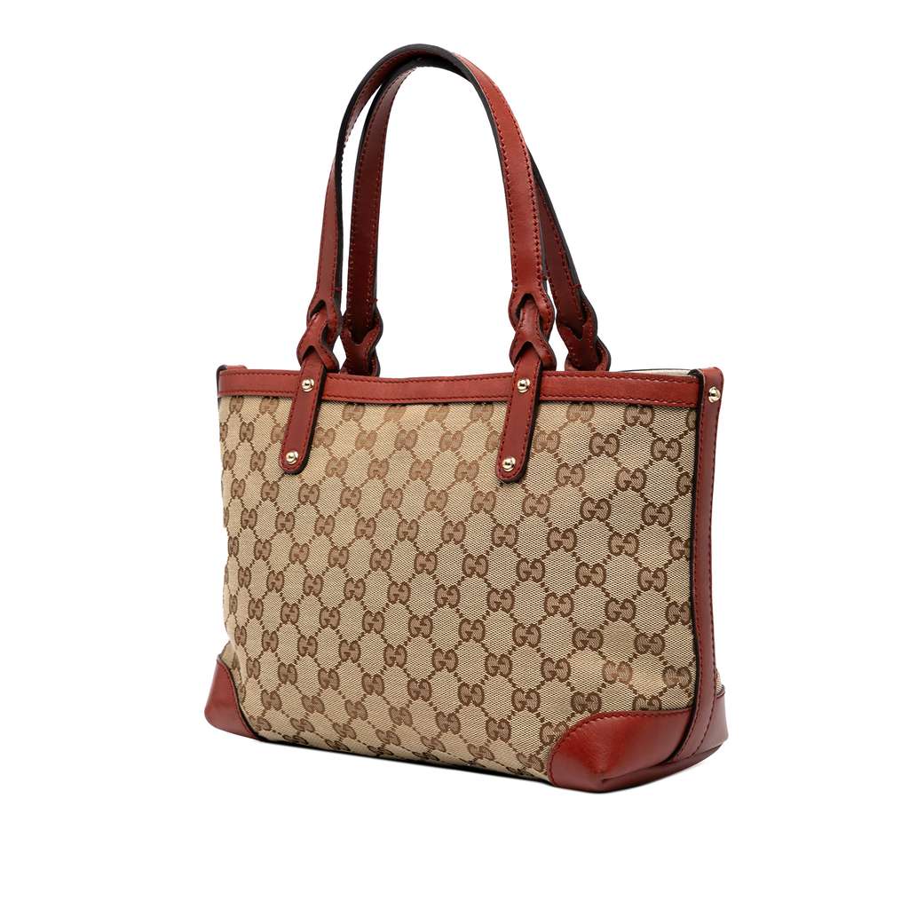 Gucci GG Canvas Craft Tote - Back view