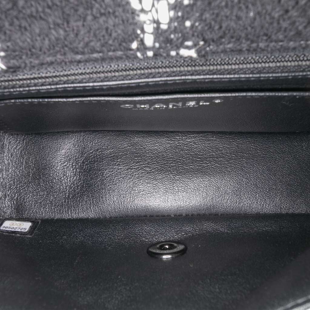 Chanel Mini Rectangular Classic Tweed Tartan Single Flap - 4