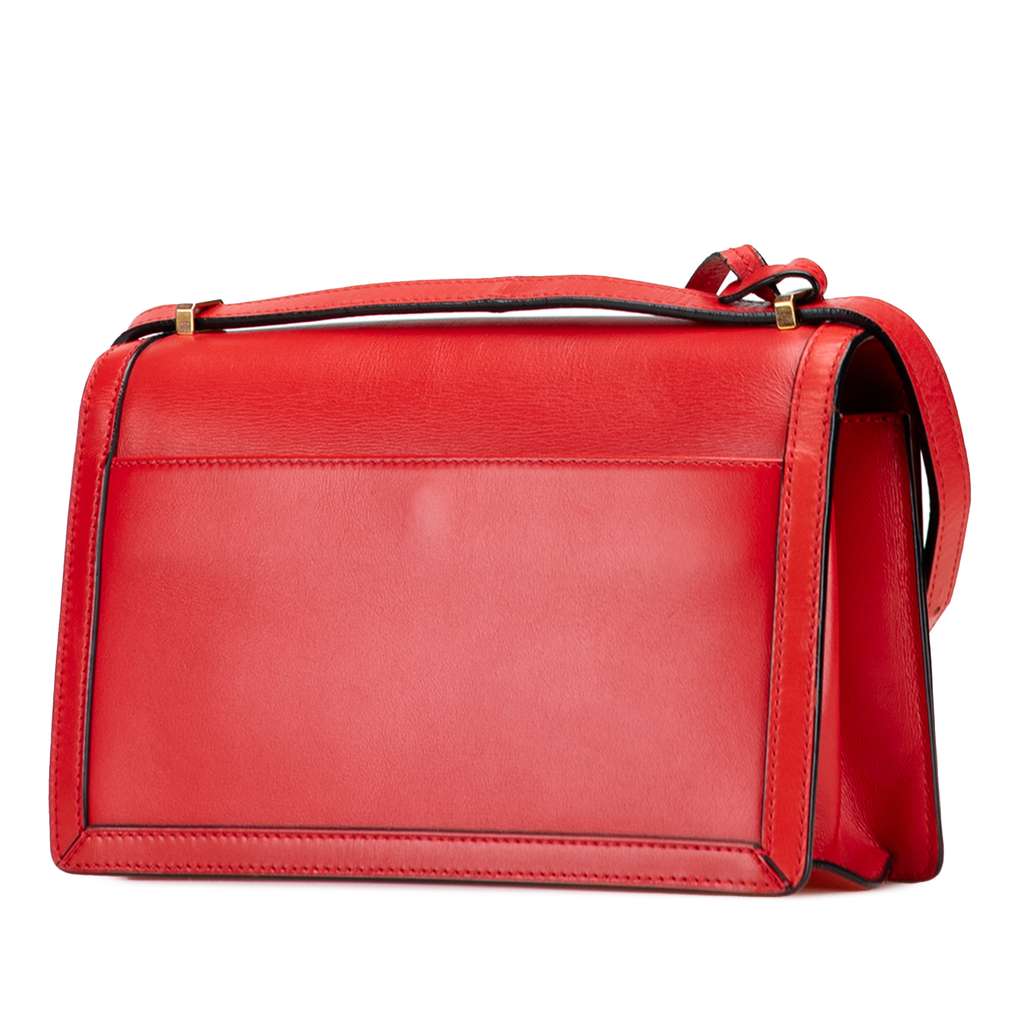 Loewe Medium Leather Barcelona Crossbody - Back view