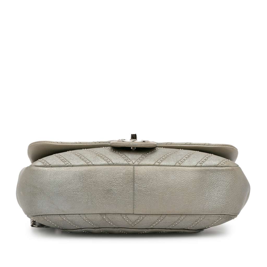 Chanel Medium Chevron Calfskin Stud Wars Flap - 4