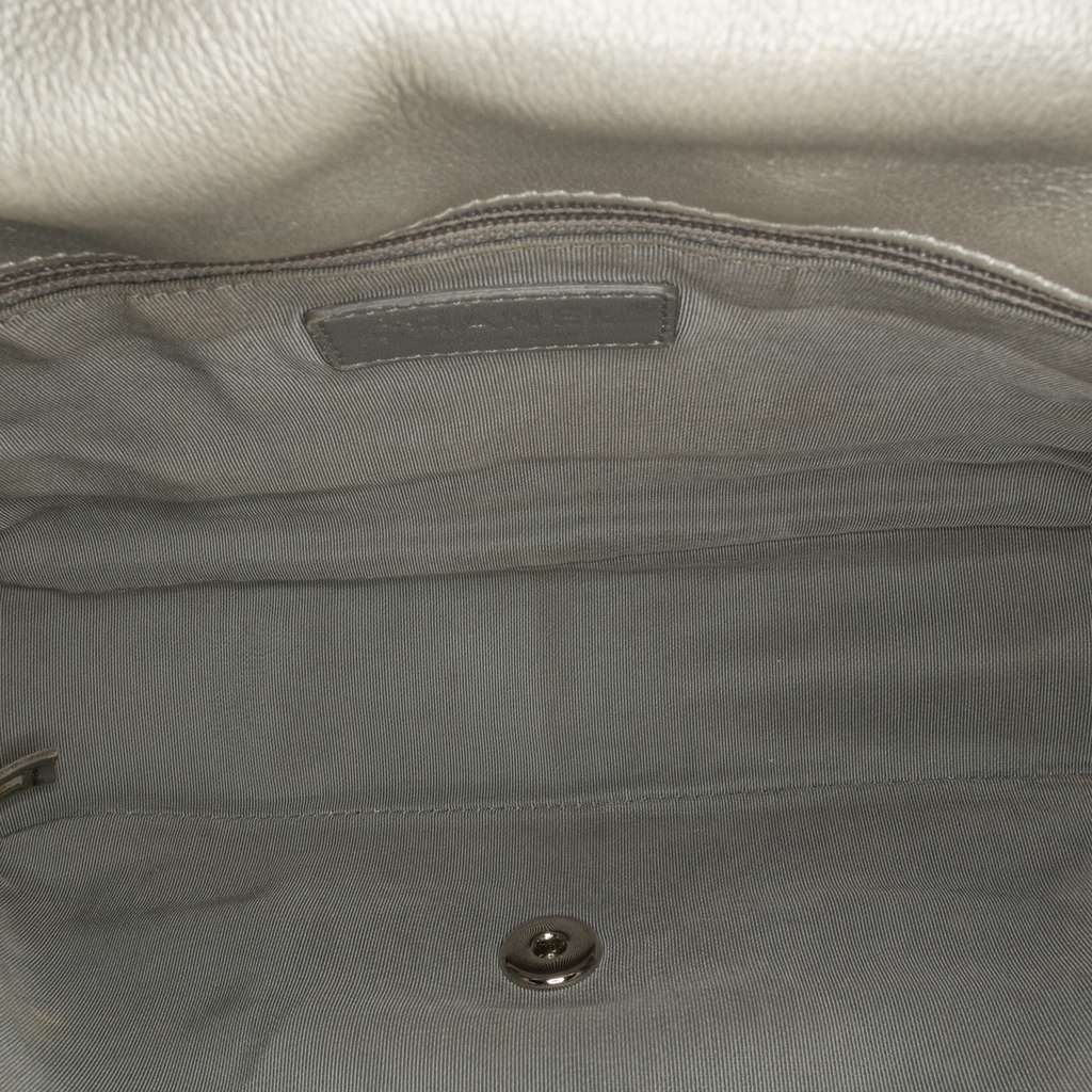 Chanel Medium Chevron Calfskin Stud Wars Flap - Side view