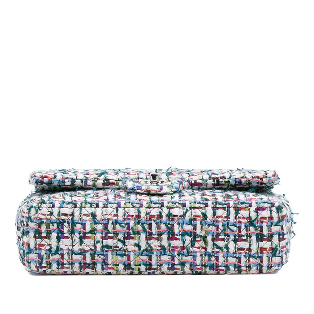 Chanel Medium Classic Tweed Double Flap - Image 6