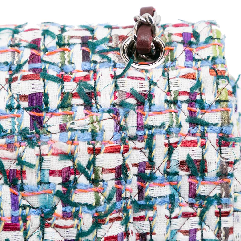 Chanel Medium Classic Tweed Double Flap - Image 10