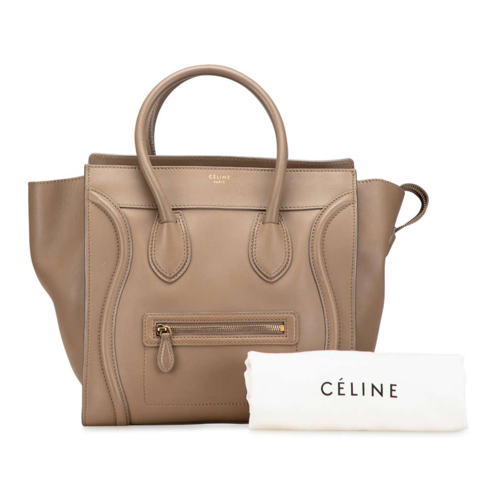 Celine Mini Smooth Calfskin Luggage Tote - Image 13