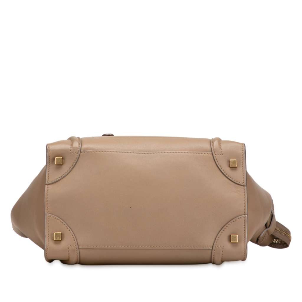 Celine Mini Smooth Calfskin Luggage Tote - Image 6