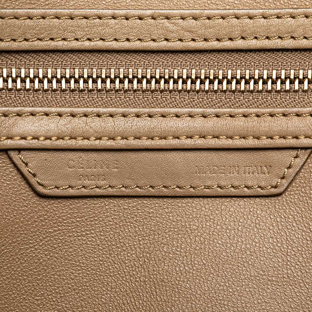 Celine Mini Smooth Calfskin Luggage Tote - Side view