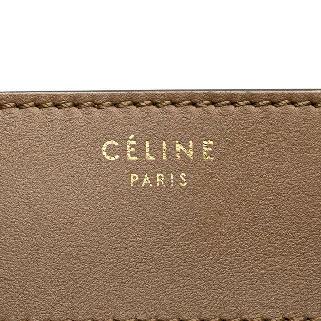 Celine Mini Smooth Calfskin Luggage Tote - Image 10
