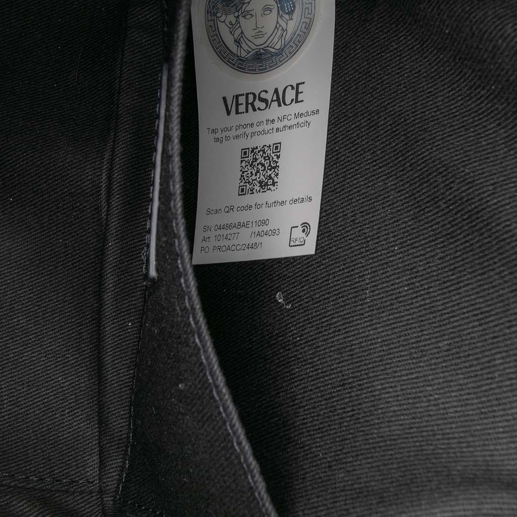 Versace Grainy Calfskin Virtus V Camera Bag - Detail 1