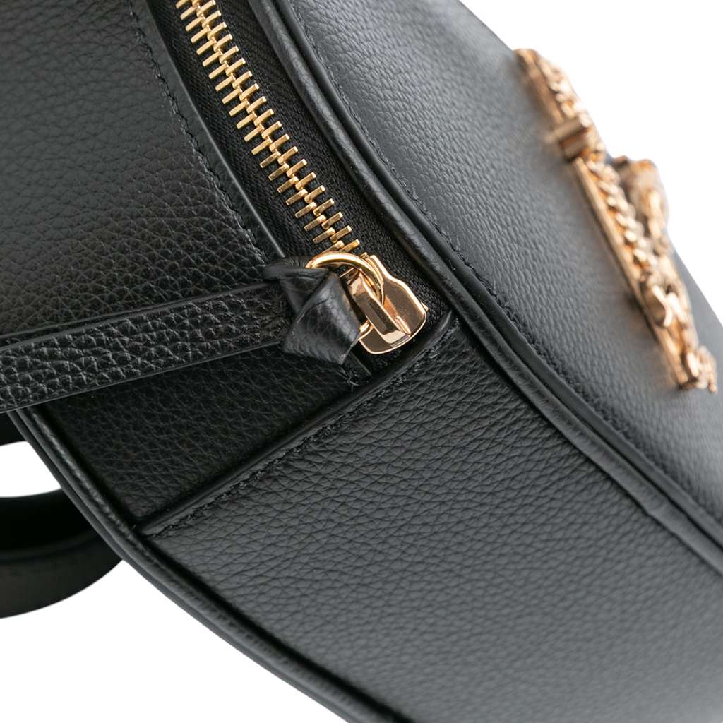 Versace Grainy Calfskin Virtus V Camera Bag - Detail 2