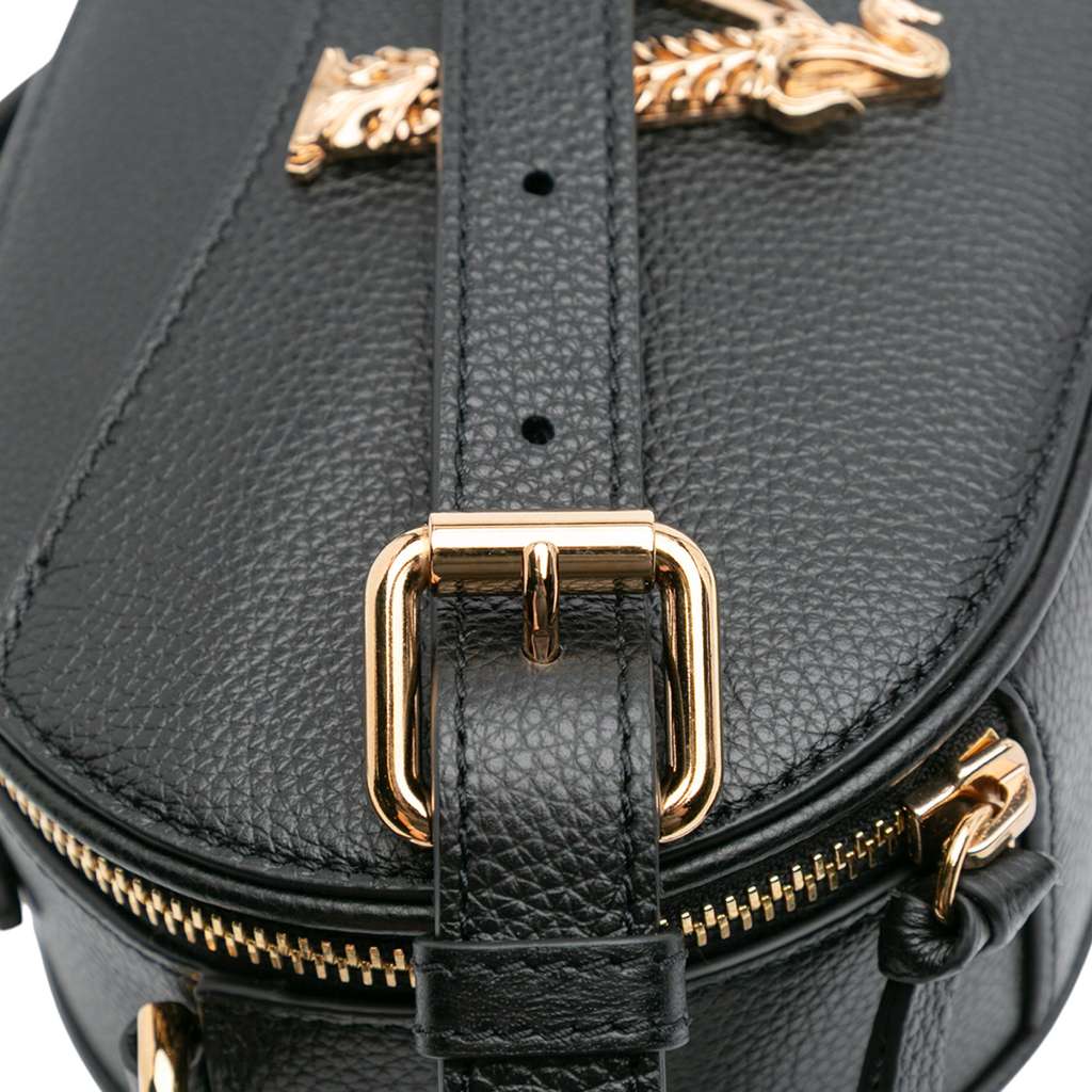 Versace Grainy Calfskin Virtus V Camera Bag - Image 12