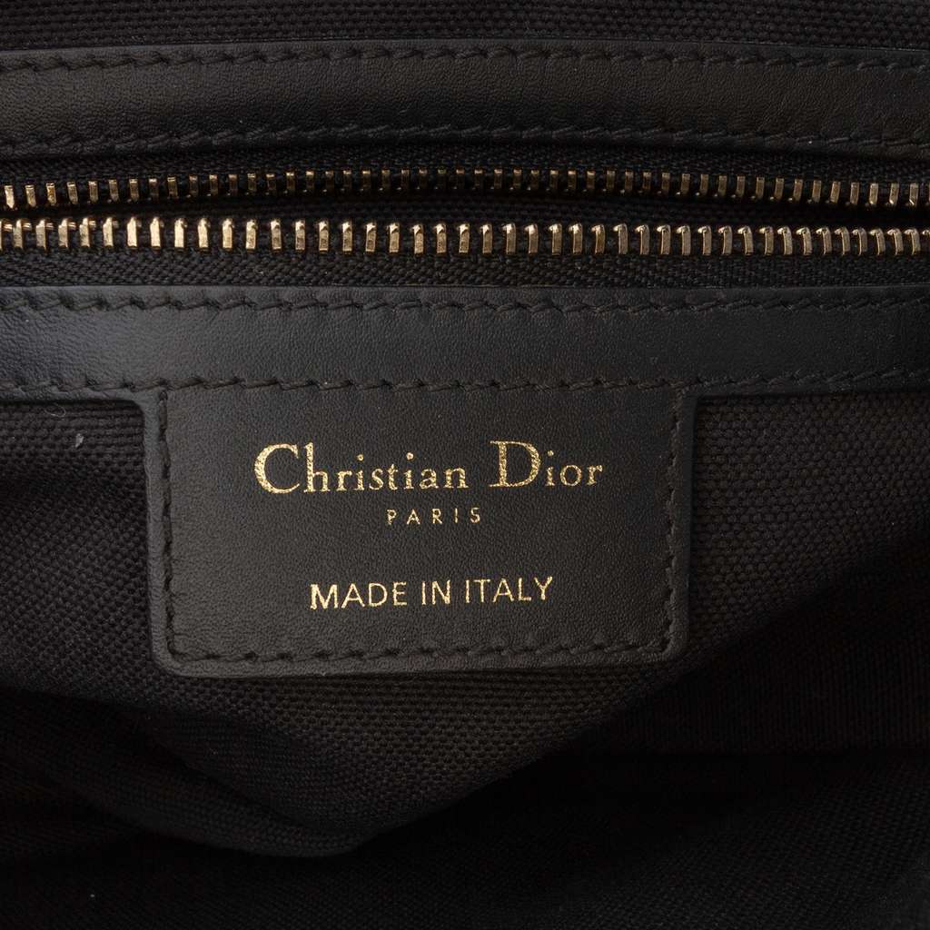 Dior Oblique Canvas Saddle Bag - Side view