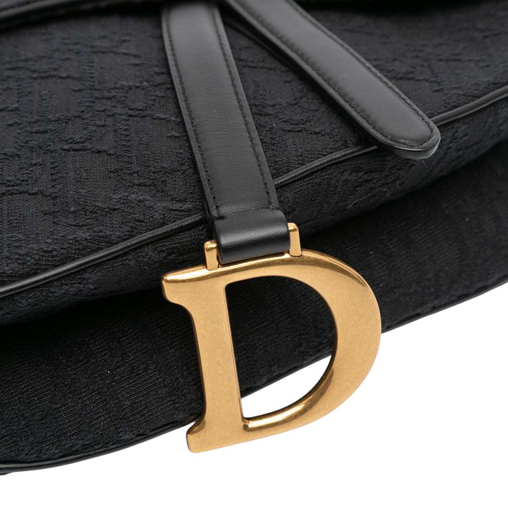 Dior Oblique Canvas Saddle Bag - Detail 2