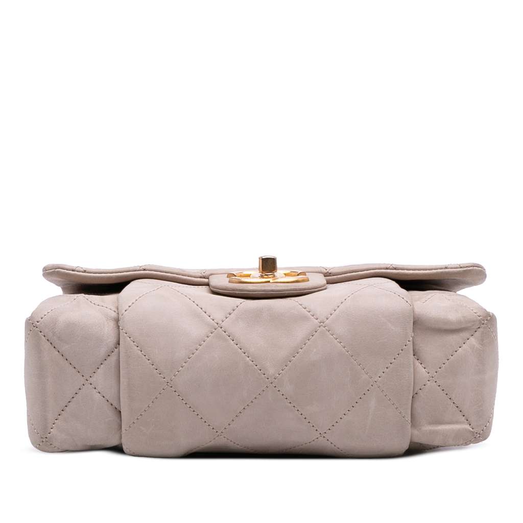 Chanel Small Aged Calfskin Chic Quilt Flap - 3