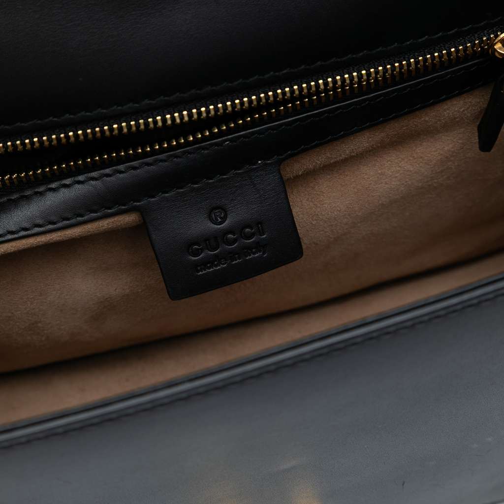 Gucci Small Leather Sylvie Satchel - Side view