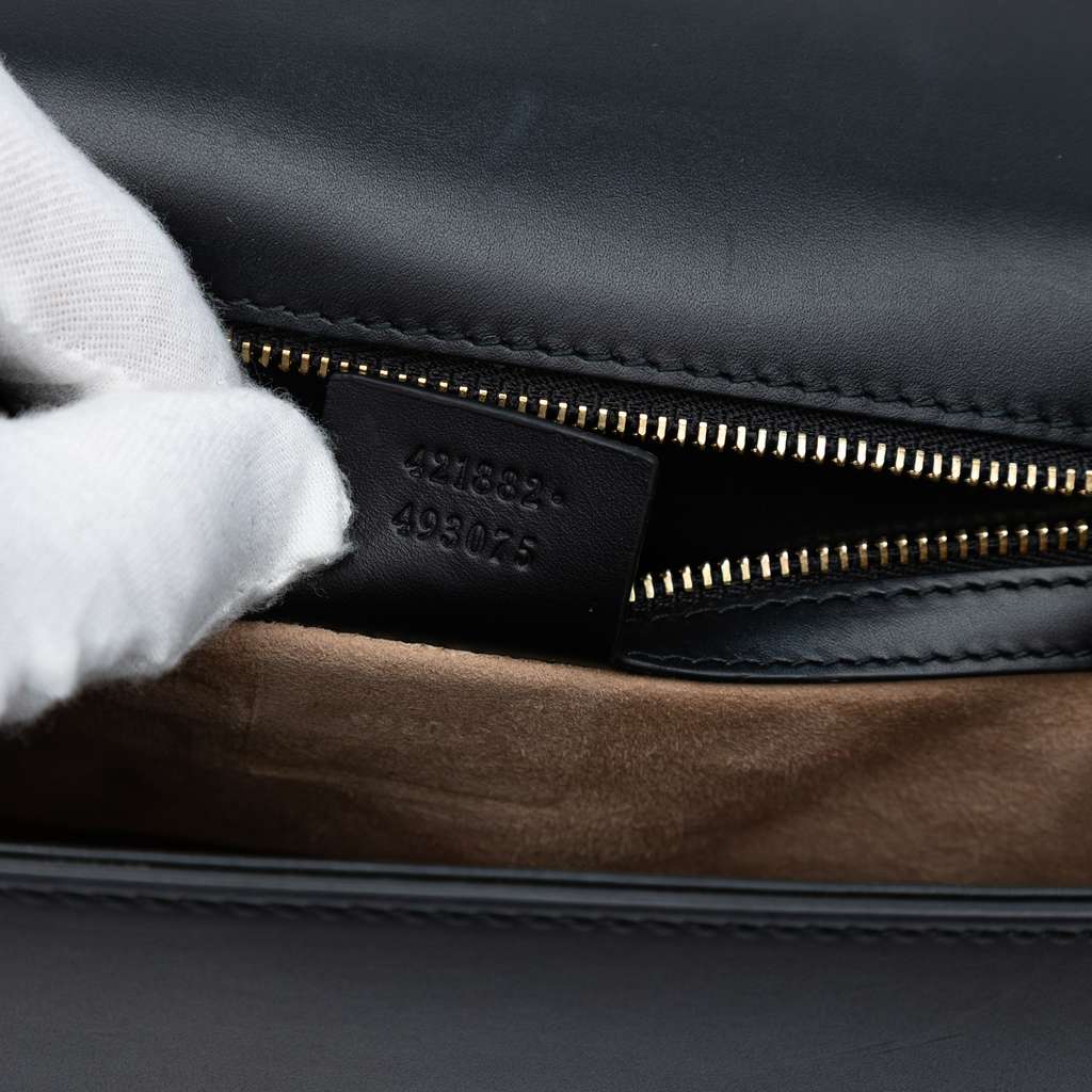 Gucci Small Leather Sylvie Satchel - Detail 1