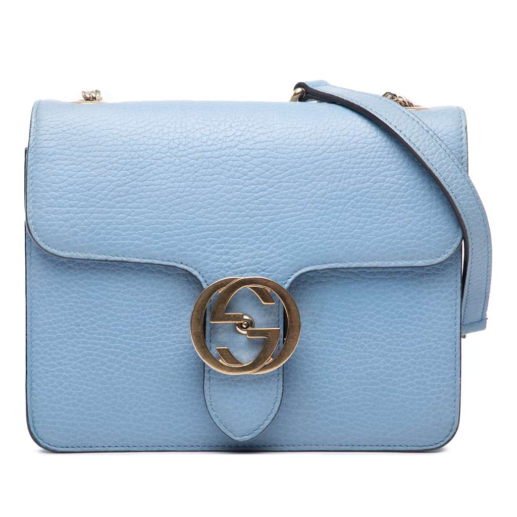 Gucci Small Dollar Calfskin Interlocking G Crossbody