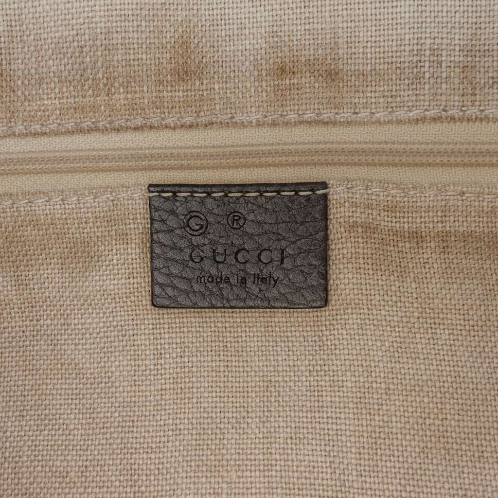 Gucci Large Dollar Calfskin GG Charm Dome Satchel - 5