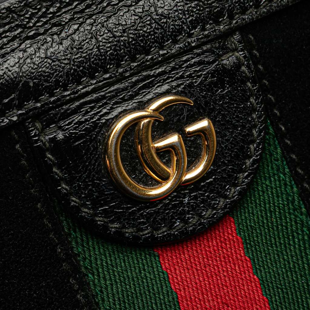 Gucci Small Suede Ophidia Chain Crossbody - Detail 2