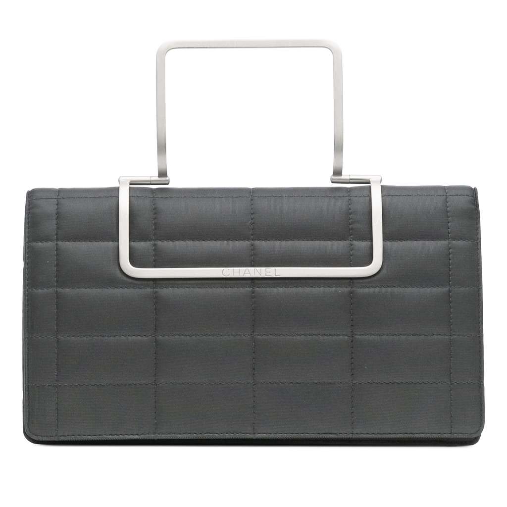 Chanel Chocolate Bar Nylon Convertible Clutch