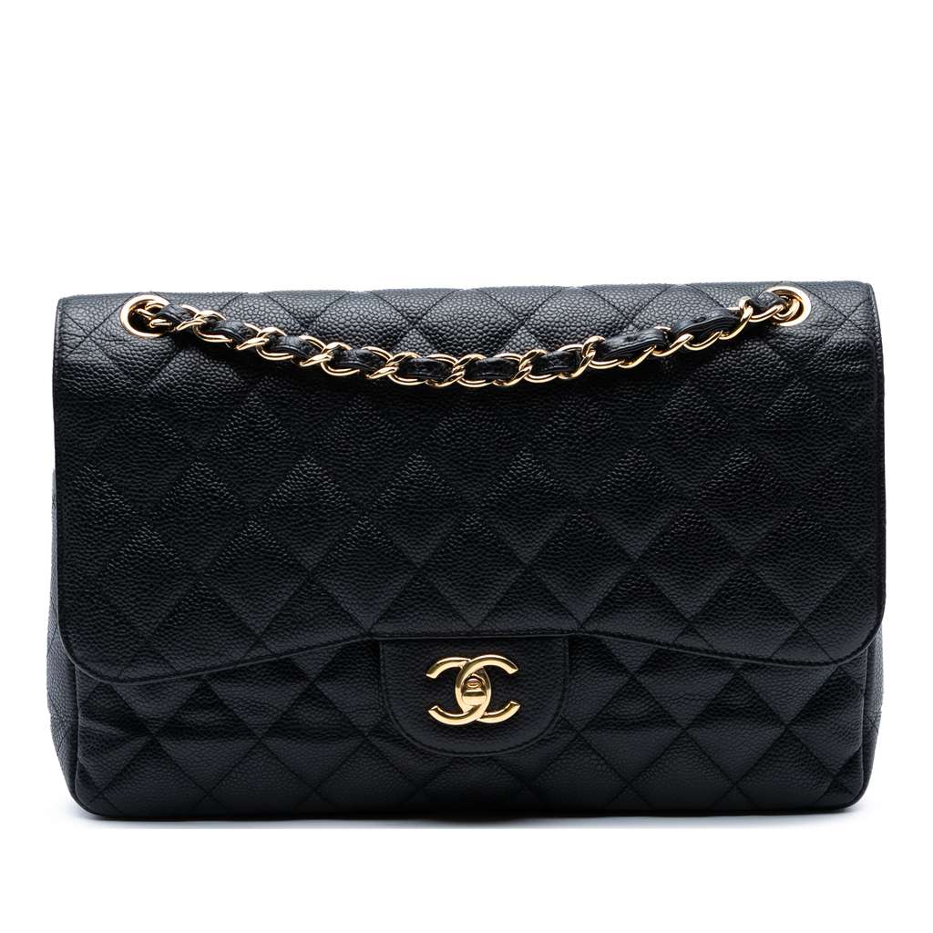 Chanel Jumbo Classic Caviar Double Flap