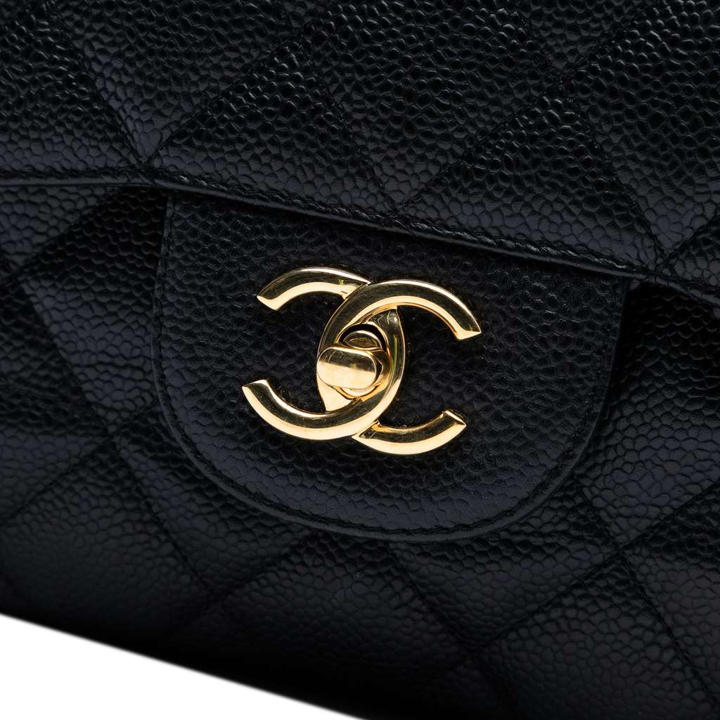 Chanel Jumbo Classic Caviar Double Flap - Detail 1