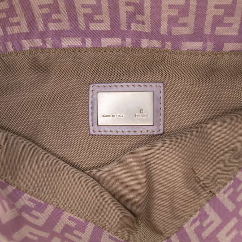 Fendi Zucchino Canvas Tote - Side view