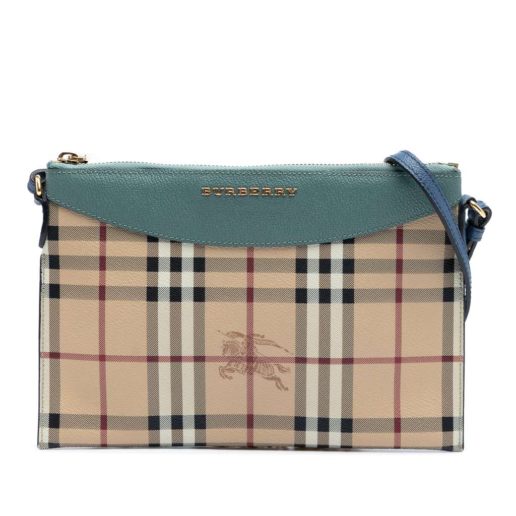 Burberry Haymarket Check Canvas Peyton Crossbody