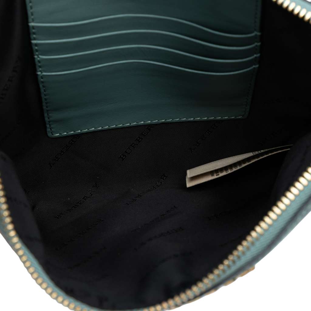 Burberry Haymarket Check Canvas Peyton Crossbody - 4