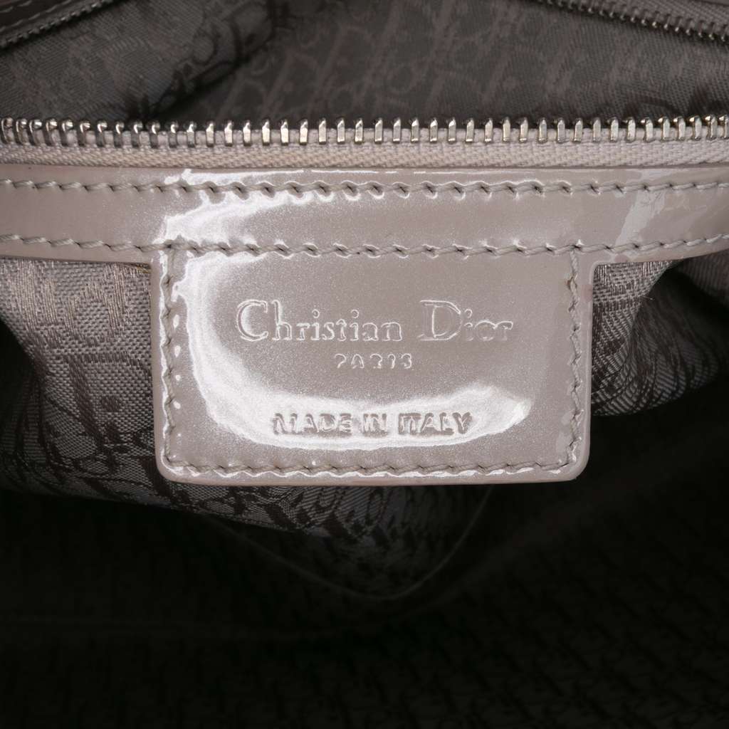 Dior Large Patent Cannage Lady Dior - 5