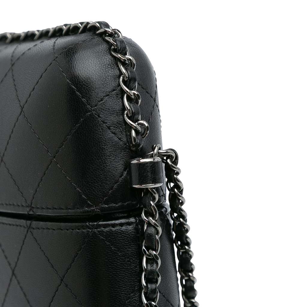 Chanel CC Quilted Lambskin Chain Around Phone Holder - Image 10