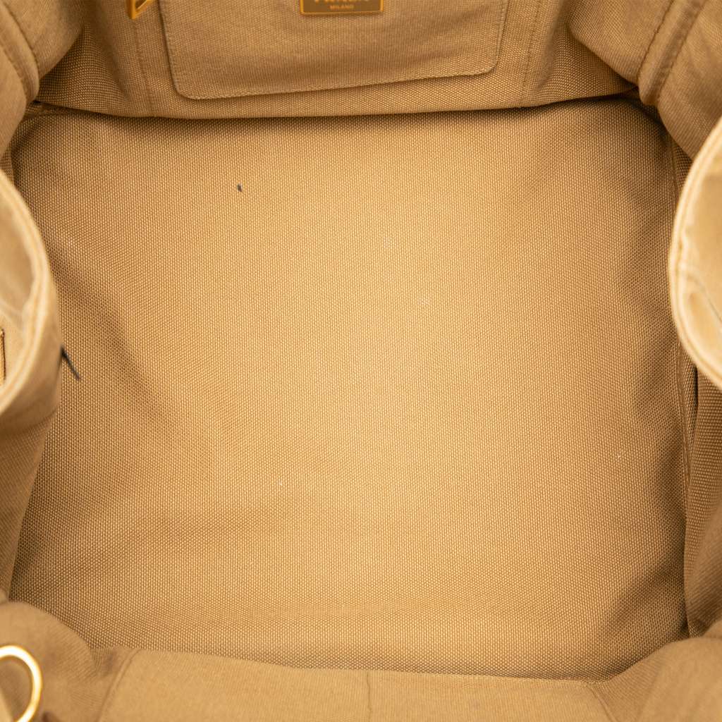 Prada Canvas Canapa Logo Satchel - 4