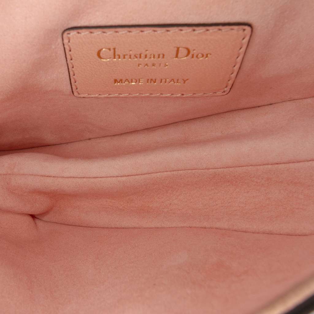 Dior Mini Grained Calfskin Saddle Bag - 4