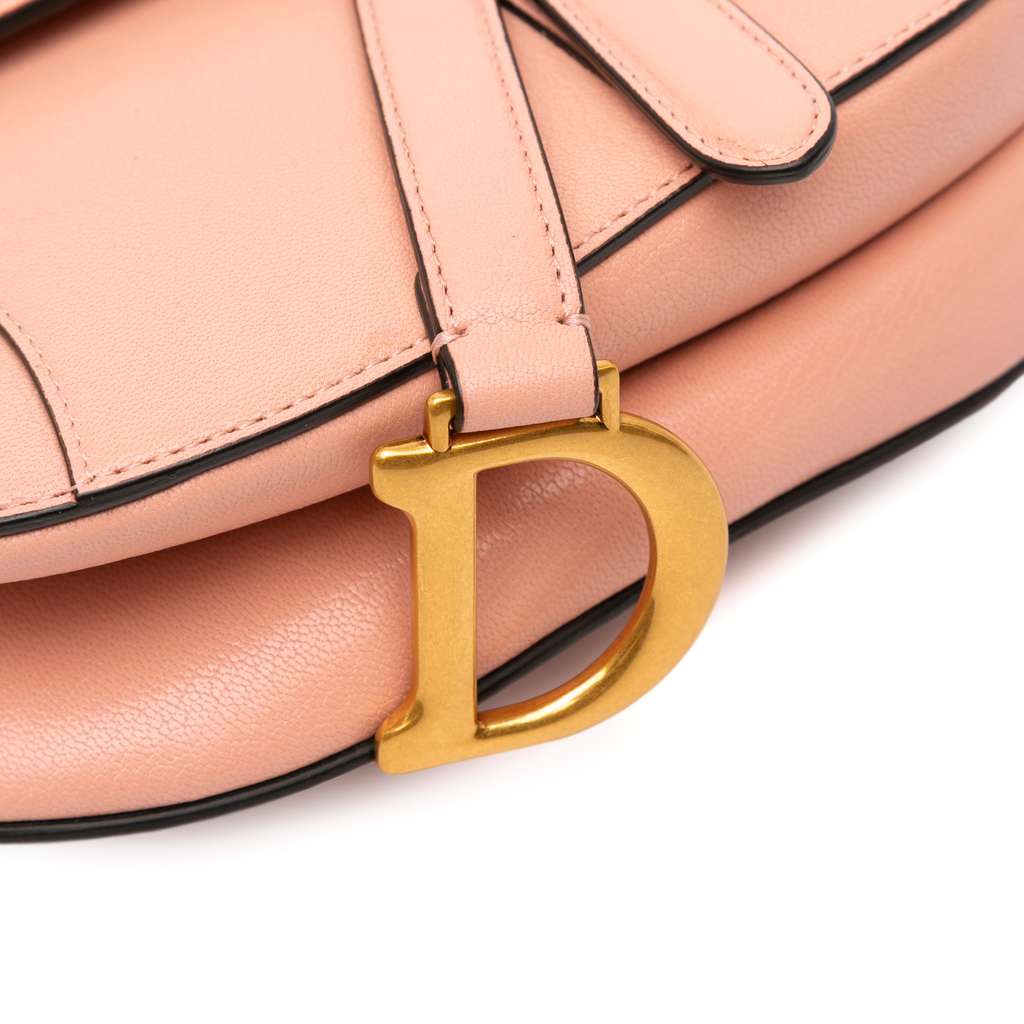 Dior Mini Grained Calfskin Saddle Bag - Image 10