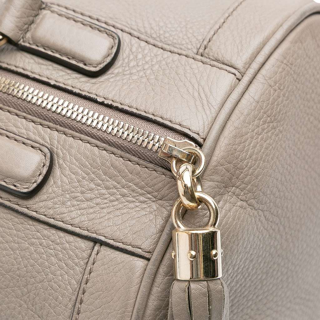 Gucci Medium Pebbled Calfskin Soho Boston Bag - Detail 2