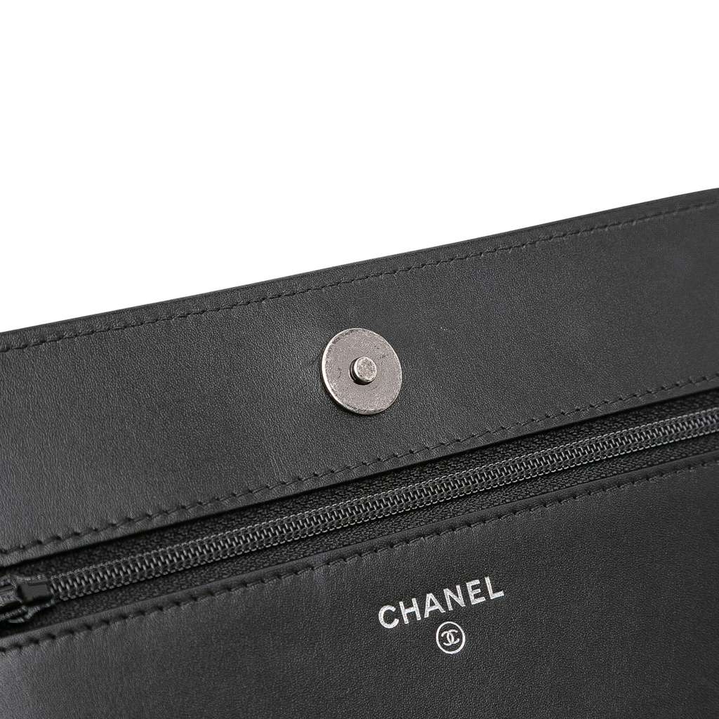 Chanel Calfskin Chain 20s Signe Wallet on Chain - Image 10